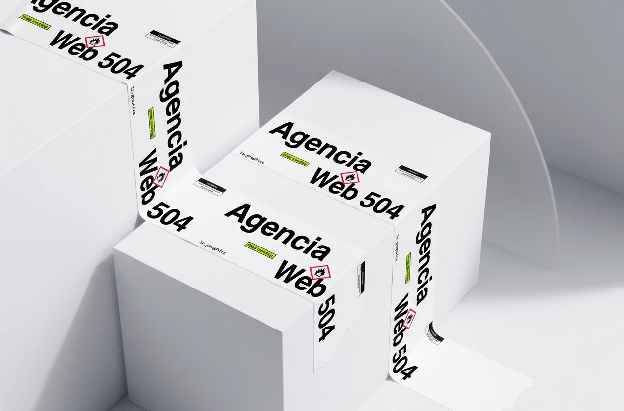 Packaging de marca Agencia Web 504